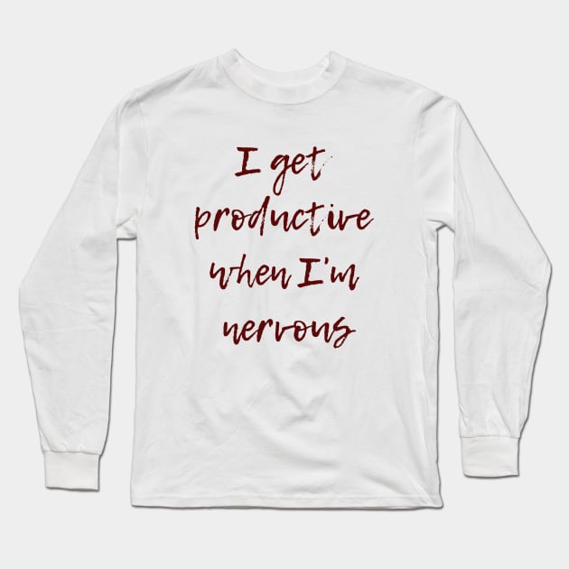 Productive Long Sleeve T-Shirt by ryanmcintire1232